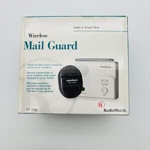 Wireless MAIL GUARD / Radio Shack 63-1110 / Mailbox Security Device / NEW in box